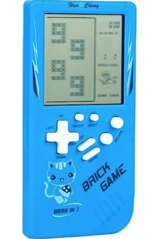 Tetris Oyun Konsolu 23 Bulmaca Oyunu Bataryalı 3.5 Inç Lcd Mini Taşınabilir Atari