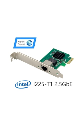 Open Smart 1 Port Intel I225-T1 2,5GbE Ethernet Kart - OPS7265NT