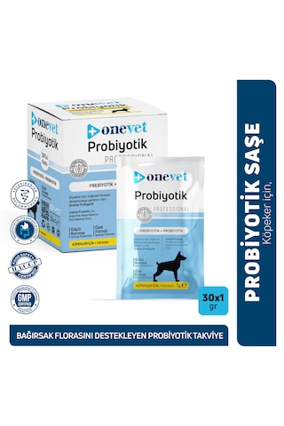 Onevet Probiyotik Saşe 30x1 Gr Köpek