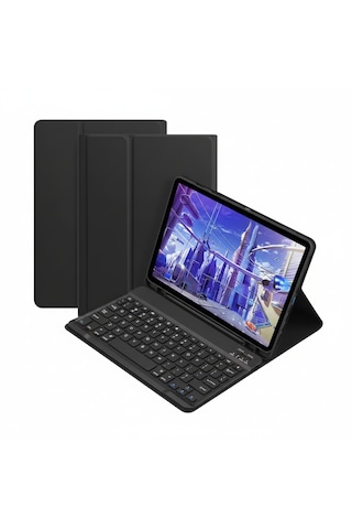 Microcase Apple Uyumlu iPad 9. Nesil 10.2 İnch Tablet Bluetooth Klavyeli Standlı Kılıf - Bkk4 Klavyeli Kılıf