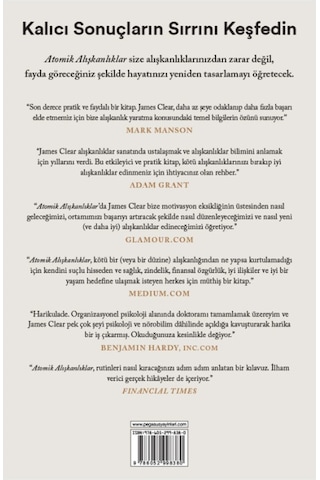 Atomik Alışkanlıklar - James Clear - Pegasus