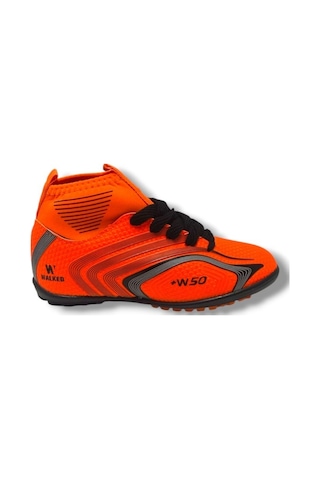 Walked 435-25 Çocuk Çoraplı Halı Saha Krampon Turuncu Siyah 31-35 Turuncu