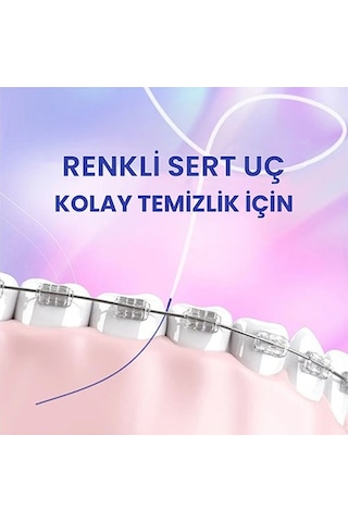 Splat Diş Telleri Için Özel Smilex Ortho+ Nane Aromalı Diş Ipi