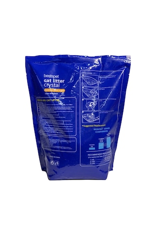Bestspet Silika Tozsuz Kokusuz Naturel Parfümsüz Topaklaşmayan Kalın Kristal Kedi Kumu 3 x 3800 ML