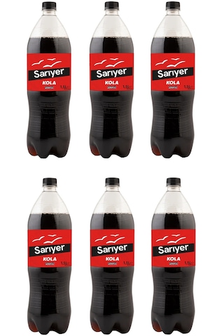 Sarıyer Kola Şekersiz 1,5 Lt X 6 Adet