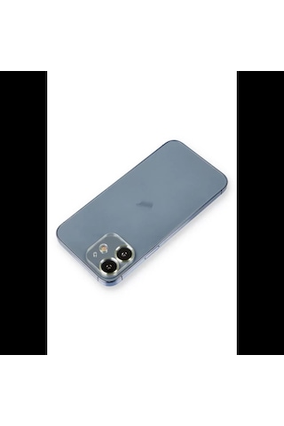 Apple İphone 12 Metal Kamera Lens Koruma Cam - Açık Yeşil