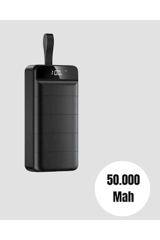 Profesyonel 50.000 Mah Powerbank - Aynı Anda Birden Fazla Cihaz Şarj Eden, Dayanıklı Ve Güvenli Taşınabilir Şarj Cihazı Çok Renkli 02298822