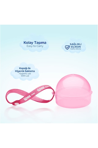 Wee Baby Emzik Saklama Kutusu Pembe