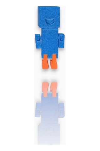 Super Bear Adventure, Baaren-şika, Penguen, Tilki, Tavşan, Timsah, Arı Loy3d 9 Cm Mavi