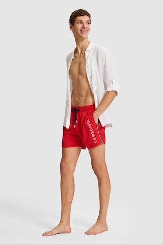 U.S. Polo Assn. Erkek Kırmızı Deniz Şortu 50322249-vr213 Rısk Red