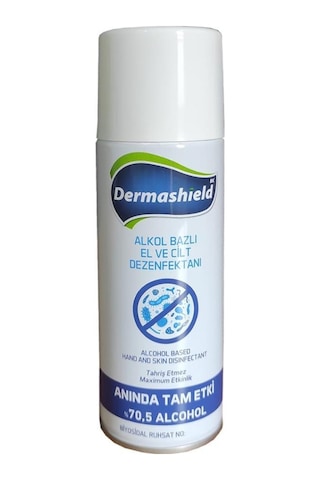 Dermashield Tam Etki Alkol Bazlı El ve Cilt Dezenfektanı 200 ML