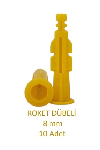 Roket Dübeli 08mm 10 Adet