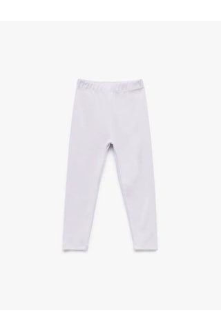 Koton Lila Kız Bebek Tayt 6wmg40024ak Lila