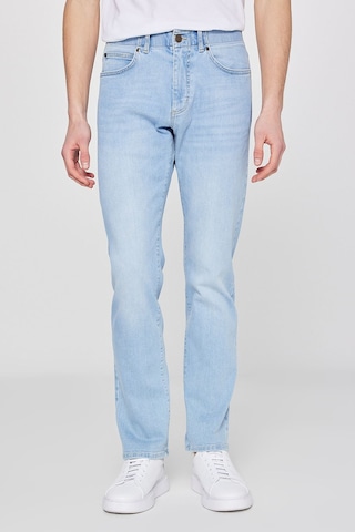 Lee Slim Fit Dar Kesim Normal Bel Dar Paça Extreme Motion Açık Mavi Esnek Jean Kot Pantolon Prince