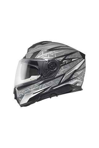 Schuberth S3 Kapalı Thunder Motosiklet Kaskı Grİ Siyah