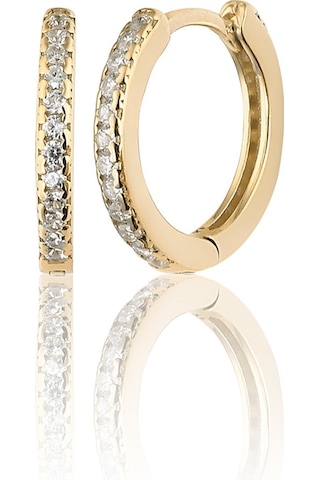 Zanaatsilver 925 Ayar Gümüş 14k Altın Kaplama Halka Küpe 17 MM Zanaatsilver 925 Ayar Gümüş 14k Altın Kaplama Halka Küpe 17 MM