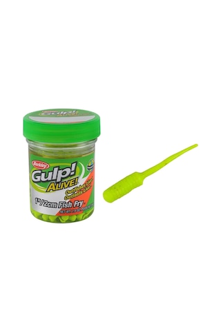 Berkley Gulp Alive Fish Fry 2cm Lrf Silikonu Chartreuse Berkley Gulp Alive Fish Fry 2cm Lrf Silikonu Chartreuse