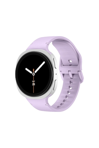 Samsung Galaxy Uyumlu Watch 8 40mm 44mm Classic 46mm Lansman 1-1 Kordon Spor Silikon Band