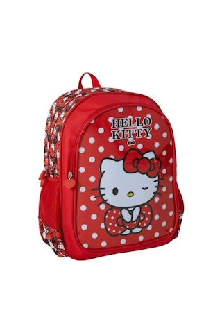 Hello Kıtty Okul Çantası Tam 7 Adet Defter Kırmızı