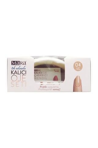 Mara Kalıcı Oje Seti 04 Light Cream