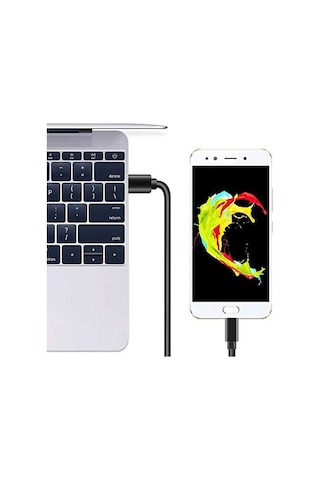 Microcase Micro USB Şarj ve Data Kablosu - 2 Metre Siyah