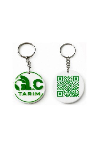 Firmanıza Özel Logo Ve Qr Baskılı Anahtarlık