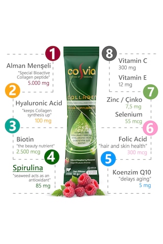 Cosvia Collagen Hidrolize Peptid 1 Pk. 30 Saşe
