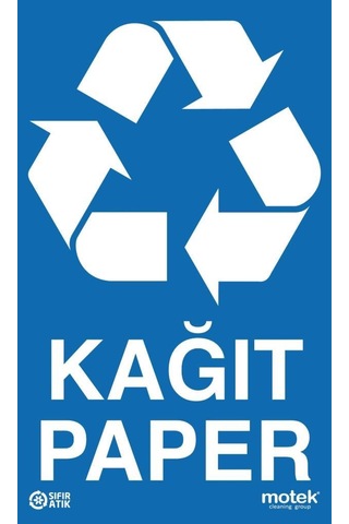 Motek Geri Dönüşüm Cam Kağıt Atık Çöp Kovası 80Lt-Ck415