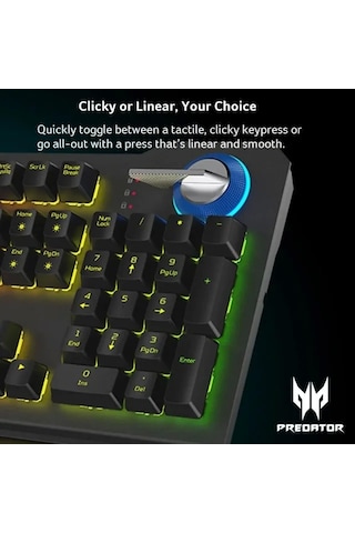 Acer Nitro Gen 2 Kablolu Oyun Klavyesi Predator Dual Mode