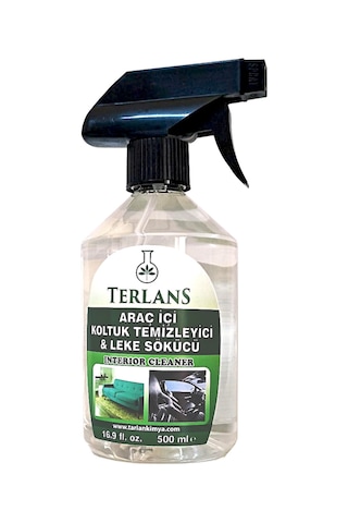 Terlans Araç İçi Koltuk Kumaş Döşeme Temizleyici ve Leke Sökücü 500 ML