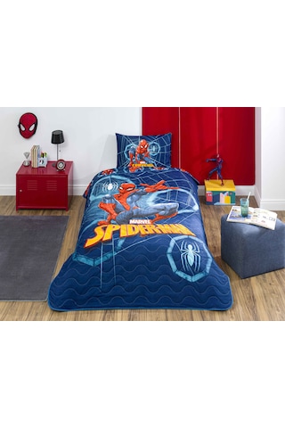 Lisanslı Spiderman Dark Tek Kişilik Yatak Örtüsü Seti 000000001000051960 Çok Renkli