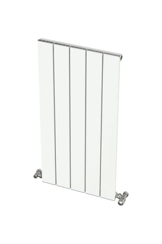 Hestia Alüminyum Dikey Radyatör Panel 900 X 445 Beyaz 5 Dilim