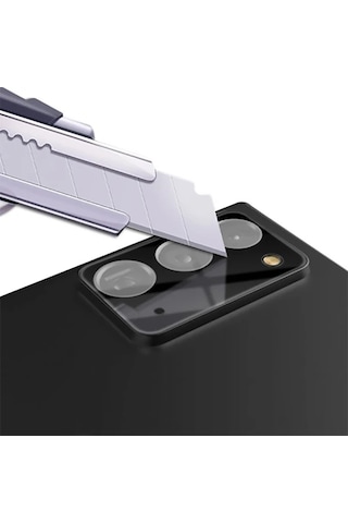 Ally Sm Samsung Uyumlu Galaxy Note 20 5g Hd 3d Tempered Cam Kamera Koruyucu- 5775