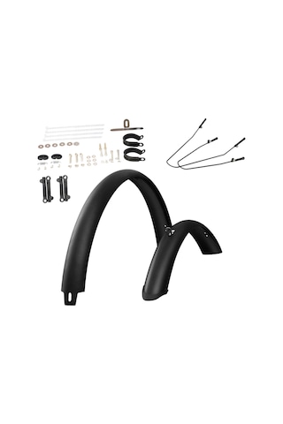 Suntek Dağ Bisikleti Çamurlukları Yedek 26-inç-bisiklet-için Siyah