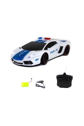 1:12 Uzaktan Kumandalı Polis Lamborghini Şarjlı Araba