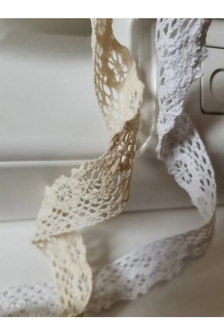 Sweet Night Pamuklu Dantel 5 Metre 2,5 Cm 393994896