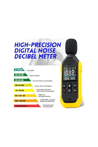 Fnırsı Fdm01 Dijital Gürültü Desibel Ölçer