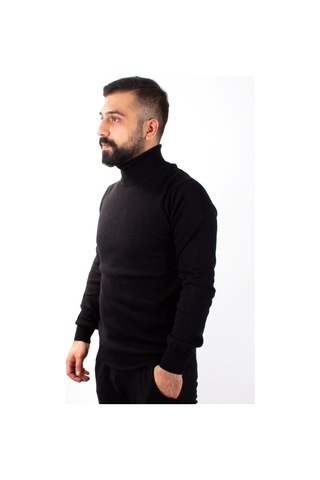 Twister 3623 Siyah Balıkçı Yaka Erkek Kazak