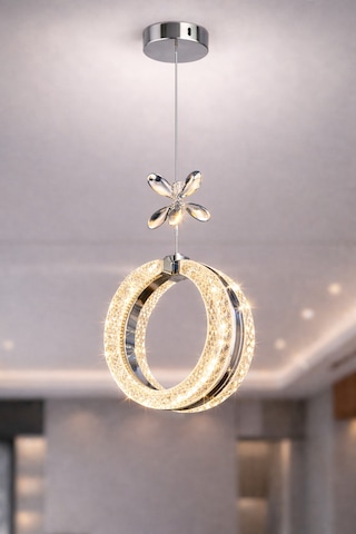 Athena Model Krom Kaplama 3 Renk Metal Salon Mutfak Oturma Yatak Odası Modern Led Sarkıt Avize