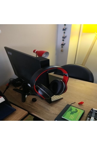Monitor Takılan Oyuncu Kulaklık Standı Gamer Headset Stand Kulaklık Tutucu Askısı