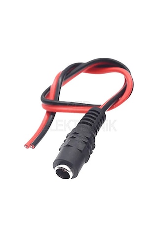 Kablolu Dc Jak 2.1mm Dişi - 20 Adet