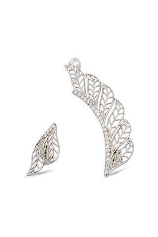 Argentum Concept 925 Ayar Gümüş Melek Kanadı Kıkırdak Küpe - K012701