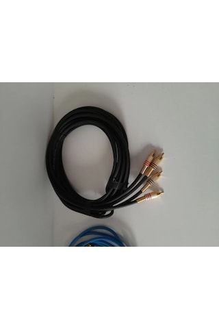 El Yapımı Amfi Rca Ses Kablosu 2 Metre - Parazit Yapmaz Güzel Ses