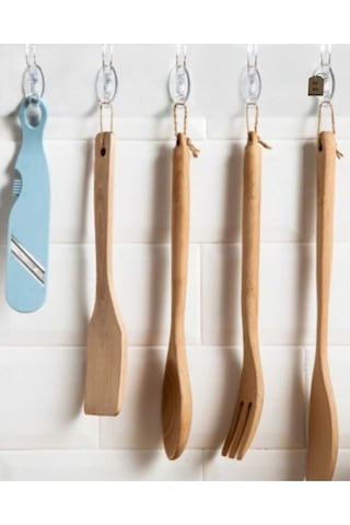 Askı 5li Şeffaf Kendinden Yapışkanlı Güçlü Askılık Banyo Mutfak Kapı Arkası Tek Paket Renkli Diğer