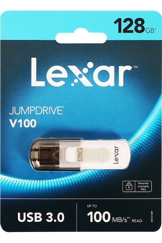 Lexar LJDV100-128ABGY JumpDrive V100 128GB USB 3.0 Flash Bellek