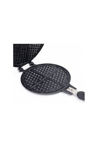 Taşhan Döküm Granit Waffle Tavası 20 CM Bakalit Sap