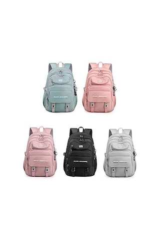 Didadodo Su Geçirmez Kız Okul Çantası - 28l, 17 Laptop, Çok Renkli Tasarım Çok Renkli