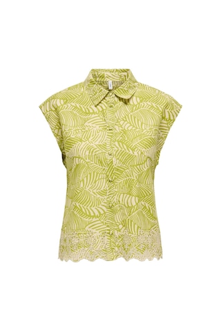 Onllou Lıfe Emb S/s Shırt Ptm Açık Yeşil Renk