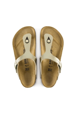 Birkenstock 1016108 Gizeh Mantar Kadın Terlik Altın-Altın
