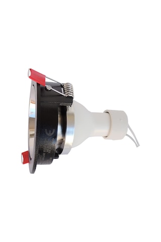 Siyah Gümüş Sıva Altı Spot Cob Led Armatür GU10 5W Beyaz Işık